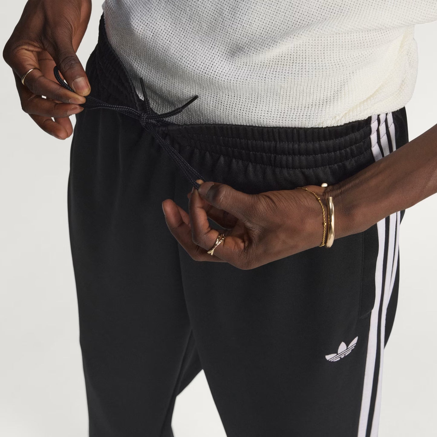 CALÇA ADIDAS ESPORTIVA BLACK/WHITE