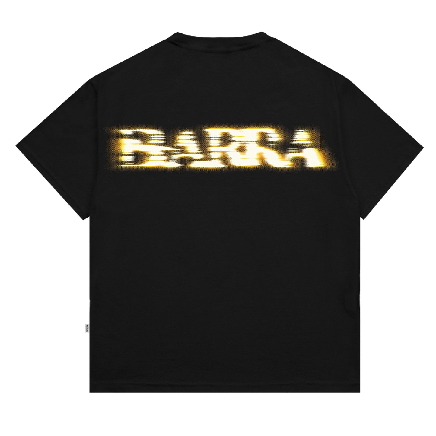 CAMISETA BARRA CREW LOGO REFLEXO PRETA