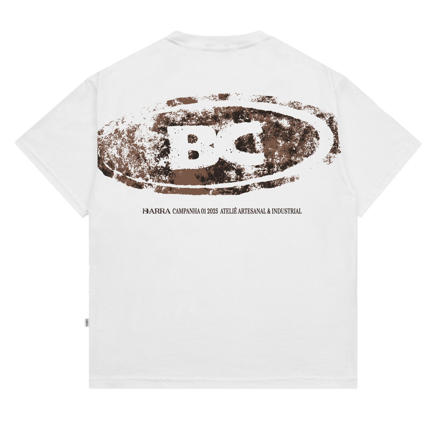 CAMISETA BARRA CREW GOODS LAMA BRANCA