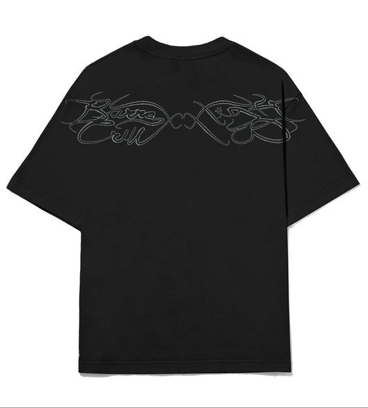 CAMISETA HIGH X BARRA ASSINATURA PRETA