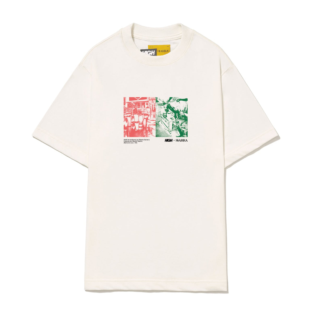 CAMISETA HIGH X BARRA ATELIE OFF WHITE - foto 1