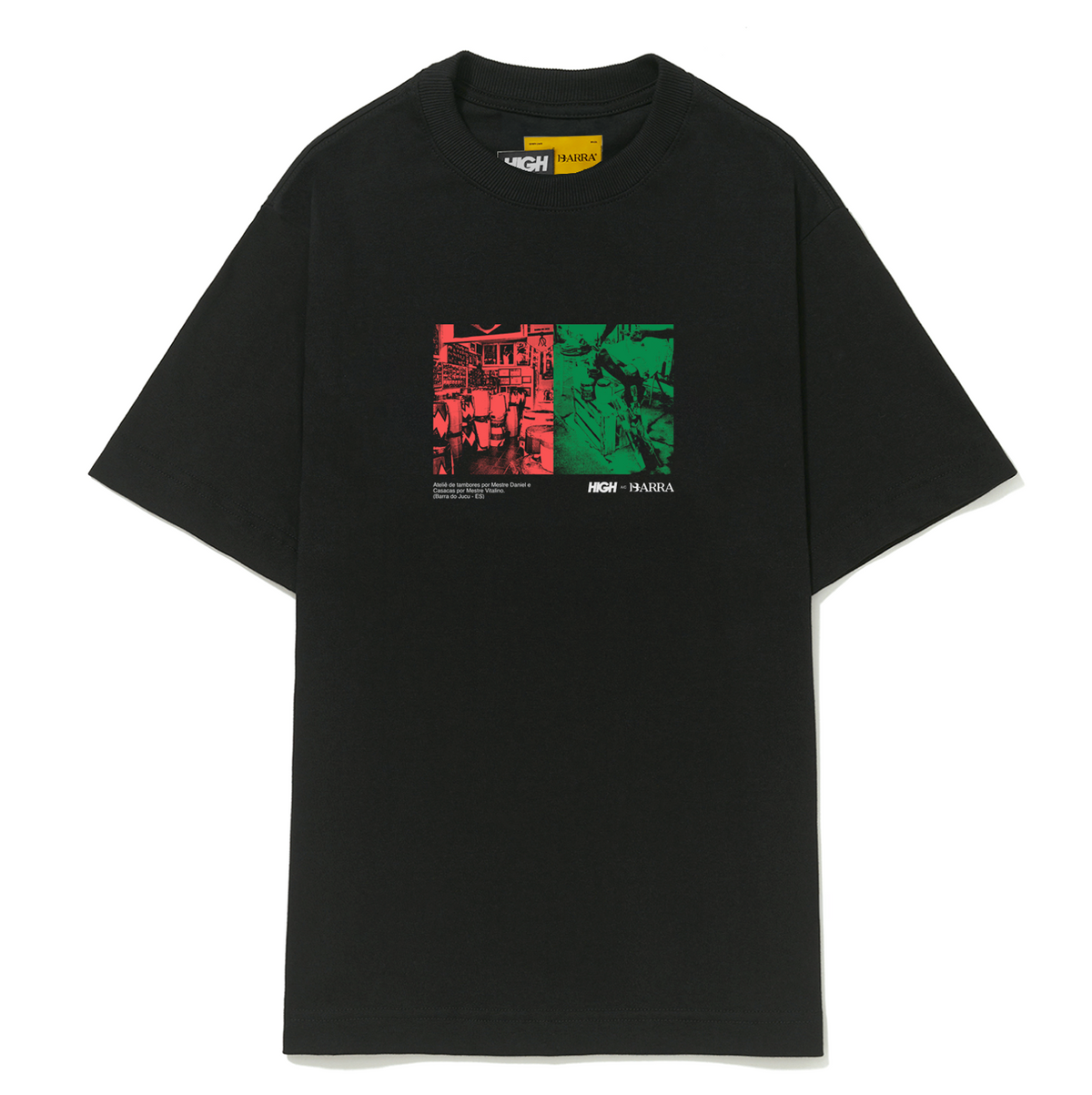 CAMISETA HIGH X BARRA ATELIE PRETA - foto 1