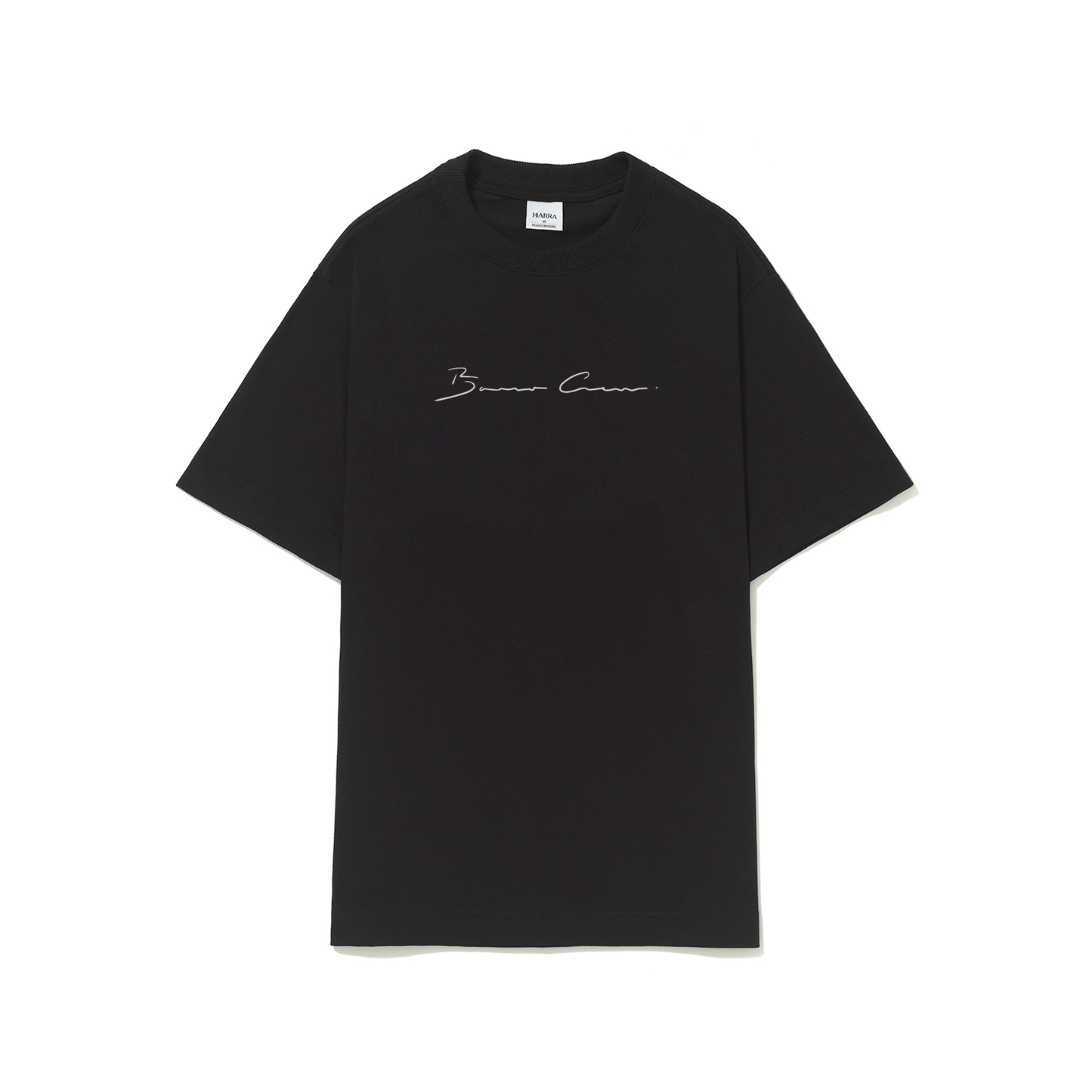 CAMISETA BARRA CREW LIRICA PRETA
