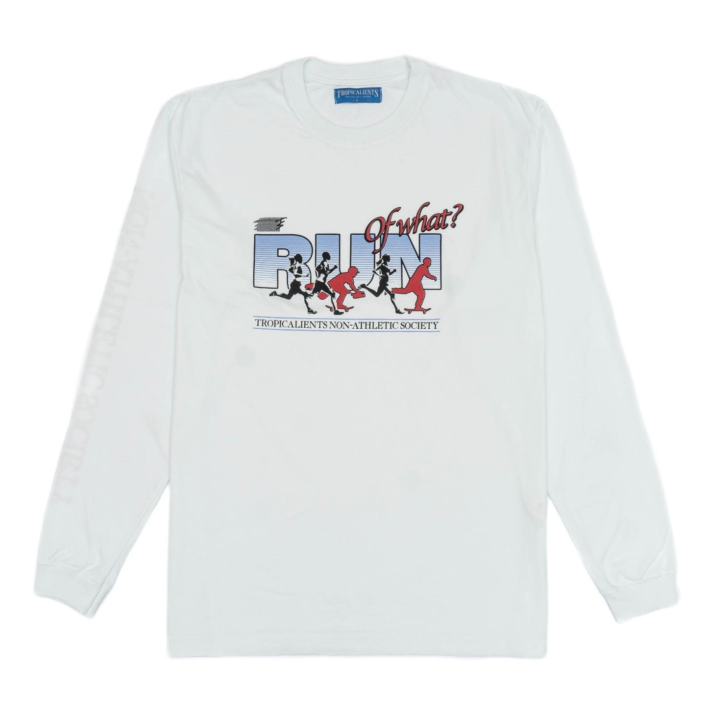 CAMISETA MANGA LONGA TROPICALIENTS NON ATHLETIC BRANCO