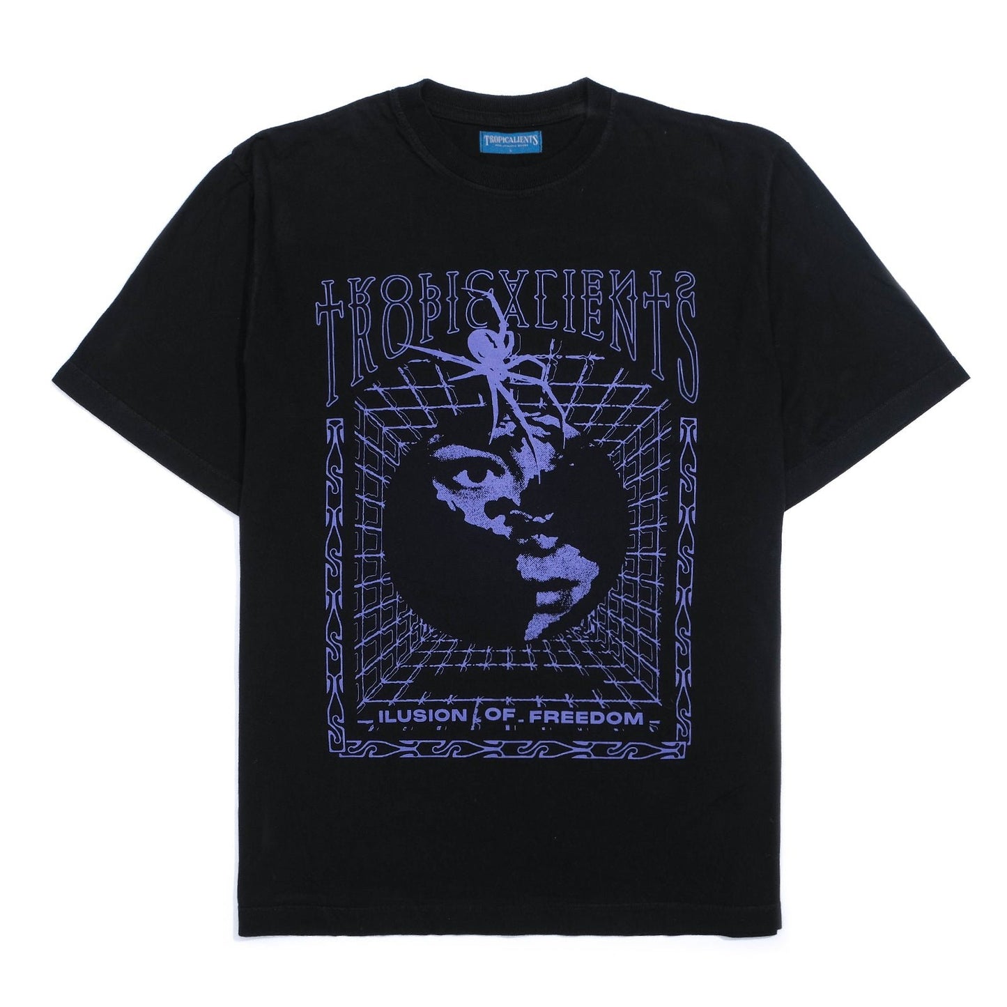 CAMISETA TROPICALIENTS ILLUSION BLACK