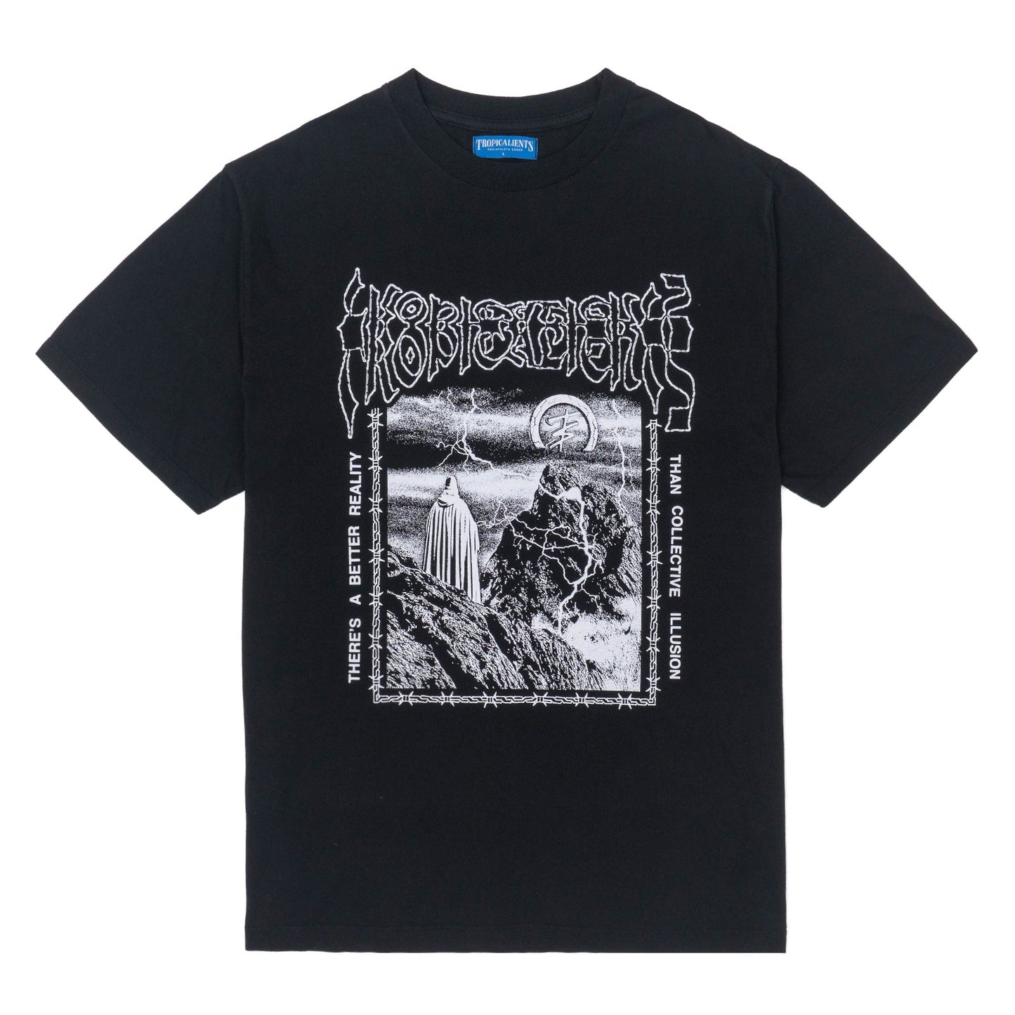 CAMISETA TROPICALIENTS MONK PRETA