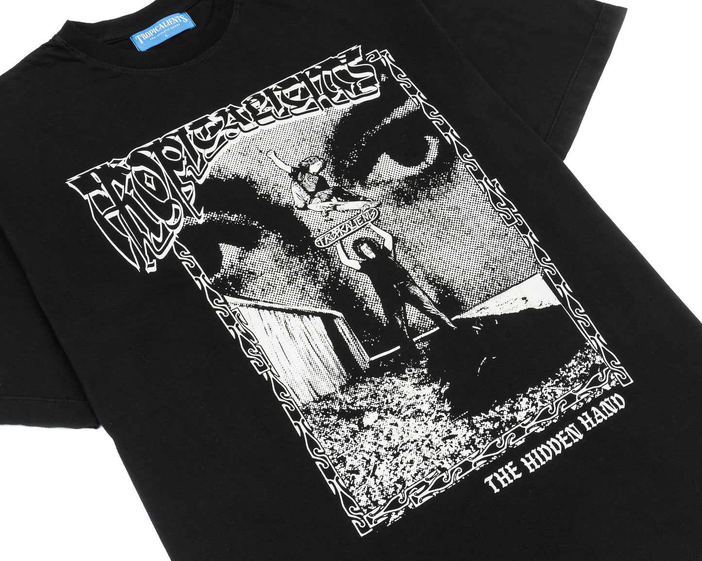 CAMISETA TROPICALIENTS HIDDEN HAND PRETO
