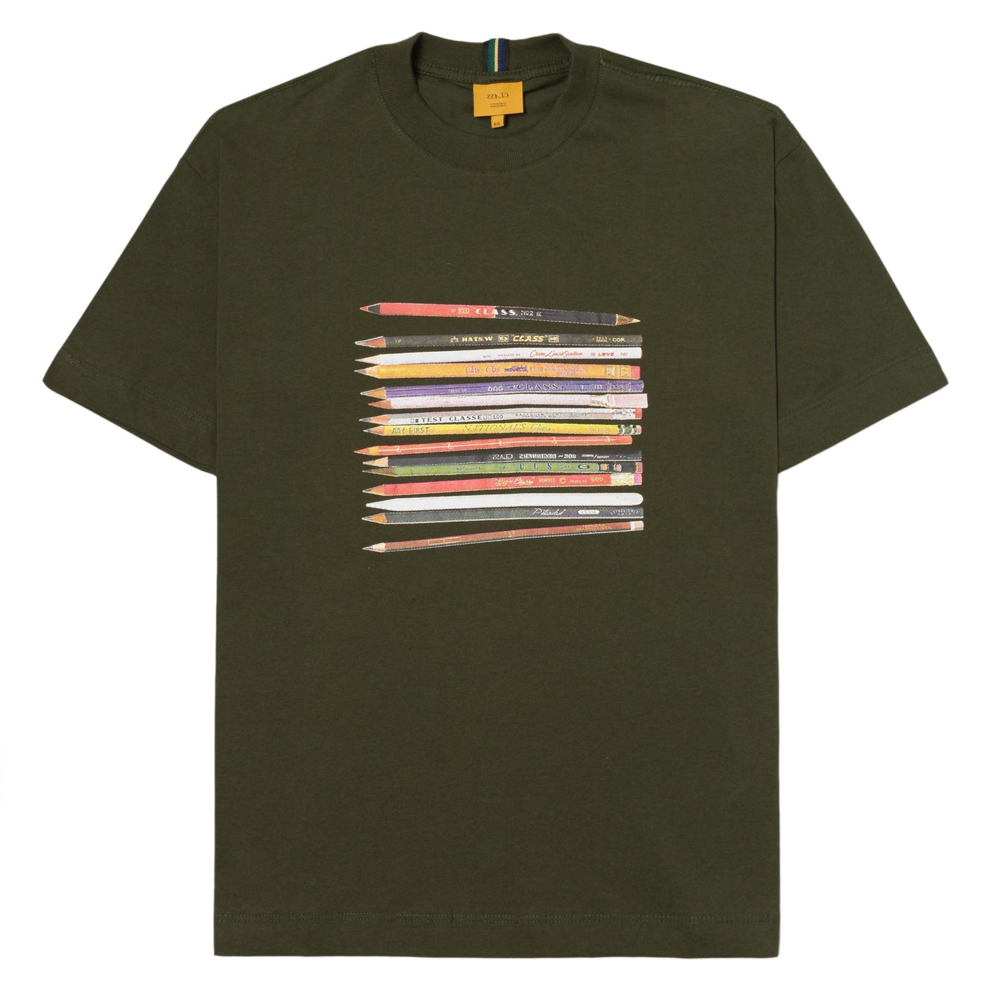 CAMISETA CLASS PENCIL DESIGN GREEN