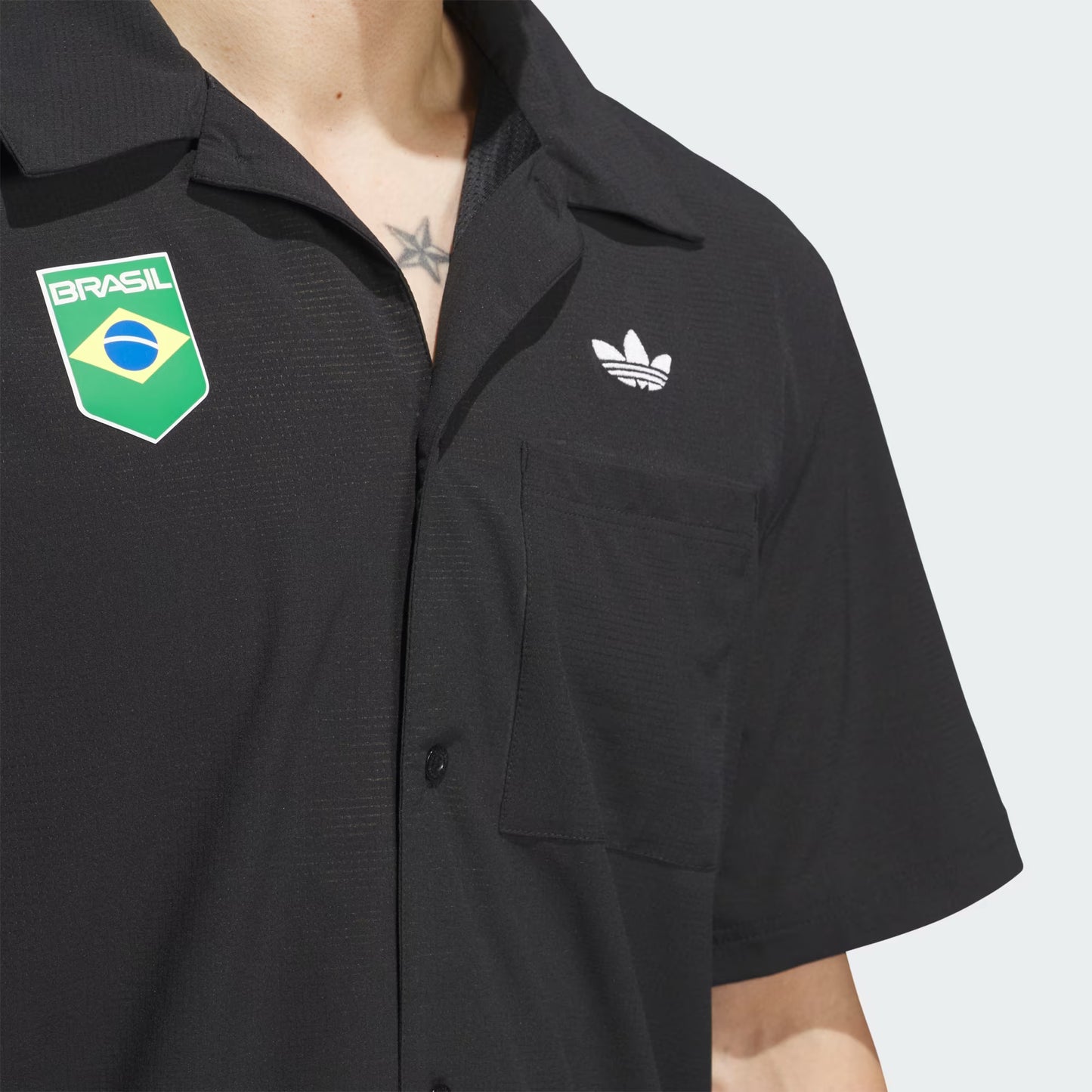 CAMISA ADIDAS ECH BUTTON DOWN BLACK