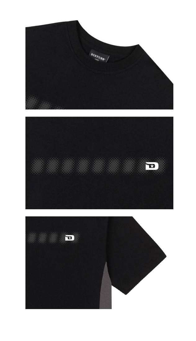 CAMISETA DISTURB TRAINING BLACK