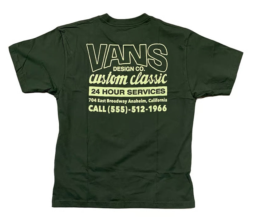 CAMISETA VANS SHOP FRONT DRIED KELP