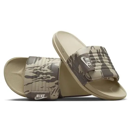 CHINELO NIKE OFFCOURT ADJUST SLIDE LIMESTONE/SEA GLASS
