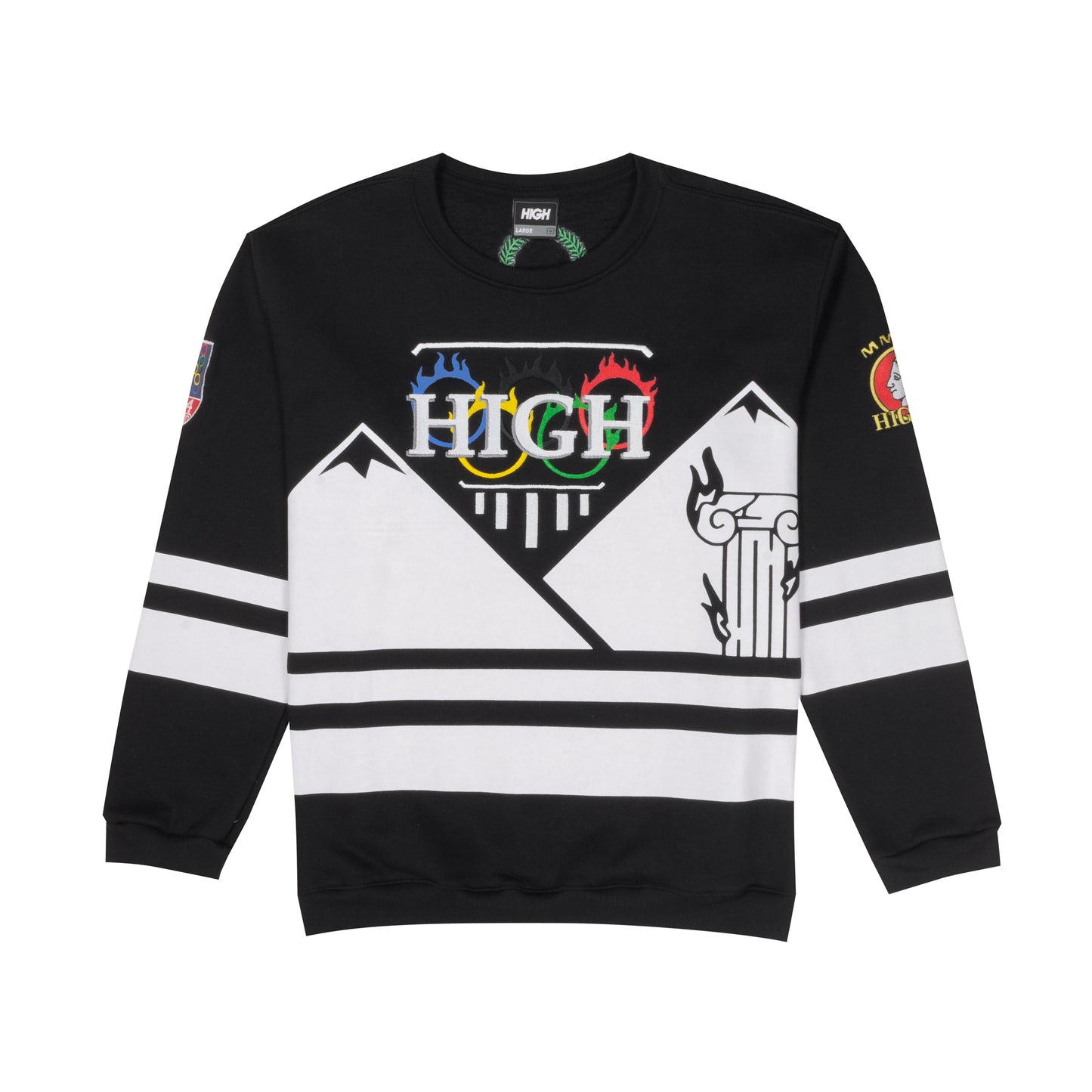 CREWNECK HIGH OLYMPICS BLACK