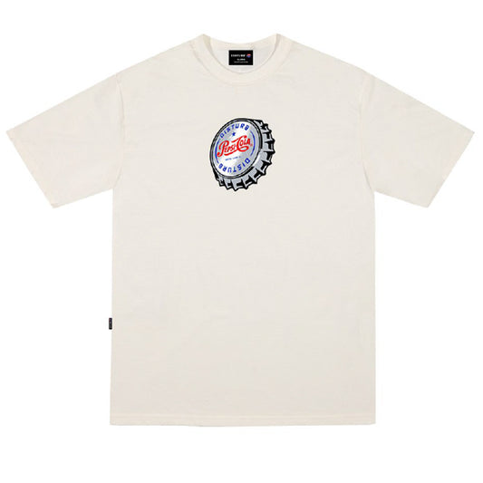 CAMISETA DISTURB X PEPSI VINTAGE CAP BLACK OFF WHITE