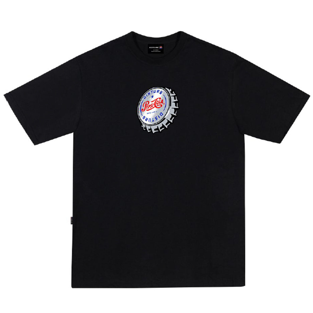 CAMISETA DISTURB X PEPSI VINTAGE CAP BLACK