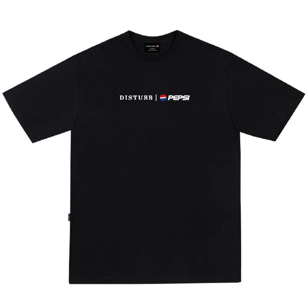 CAMISETA DISTURB X PEPSI BLACK