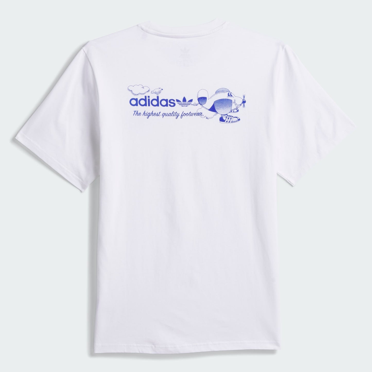 CAMISETA ADIDAS DOGPLAN WHITE / LUCID BLUE