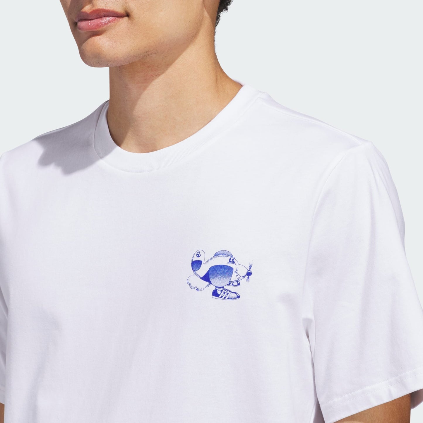 CAMISETA ADIDAS DOGPLAN WHITE / LUCID BLUE