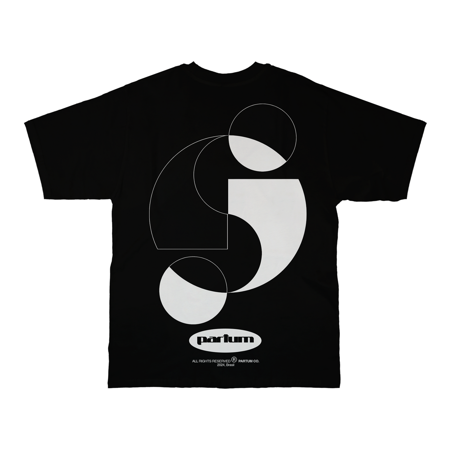 CAMISETA PARTUM DUALITY PRETO
