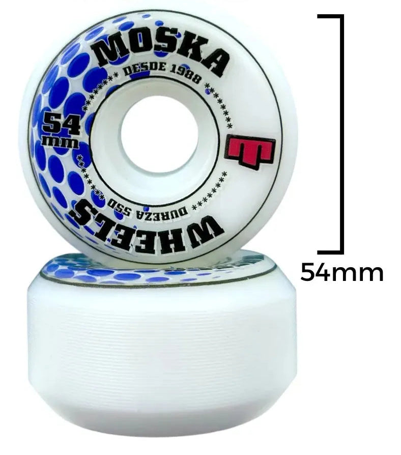 RODA MOSKA WHITE 54MM