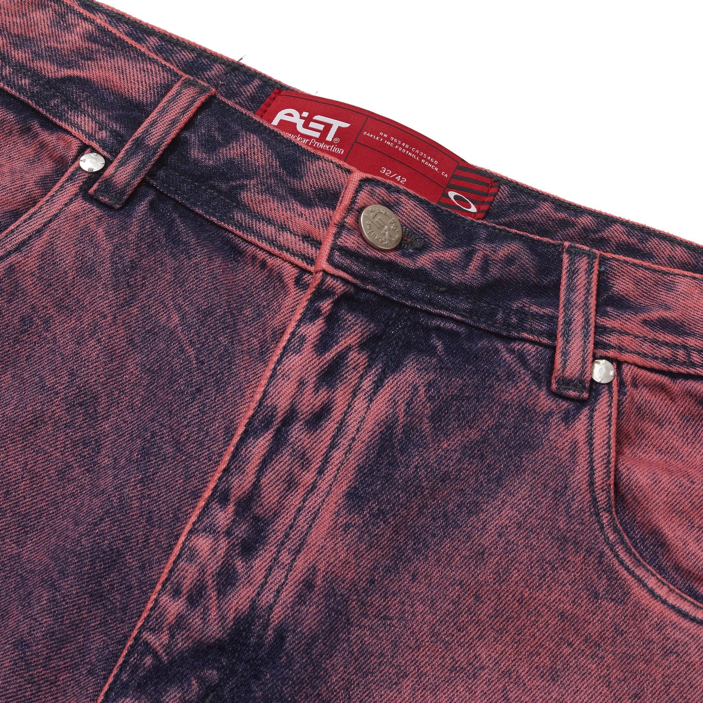BERMUDA PIET X OAKLEY DISTRESSED DENIM VIOLET