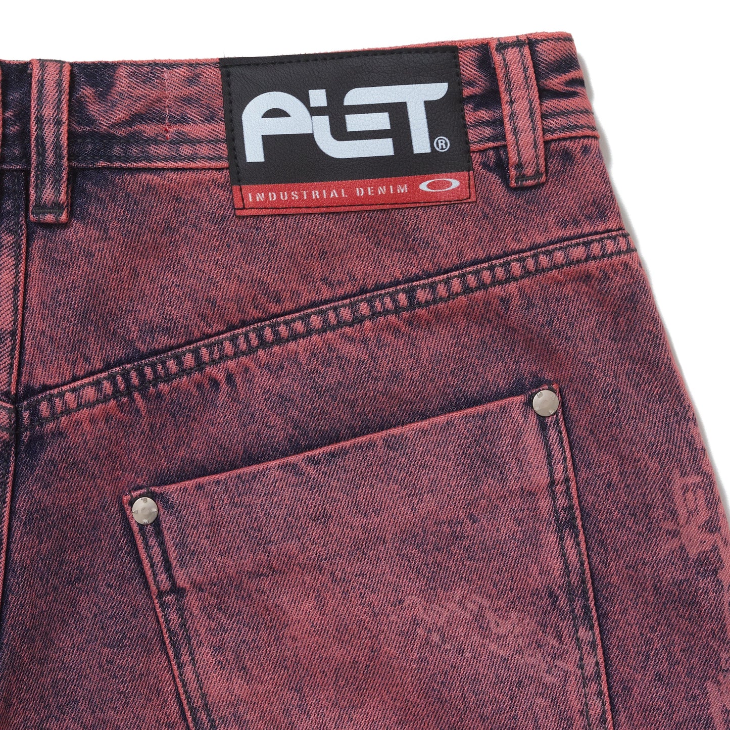 BERMUDA PIET X OAKLEY DISTRESSED DENIM VIOLET