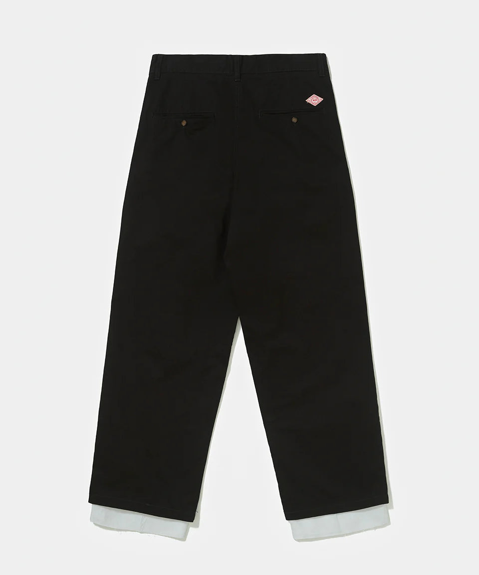 CALÇA PIET LINED CHINO WIDE LEG TROUSERS