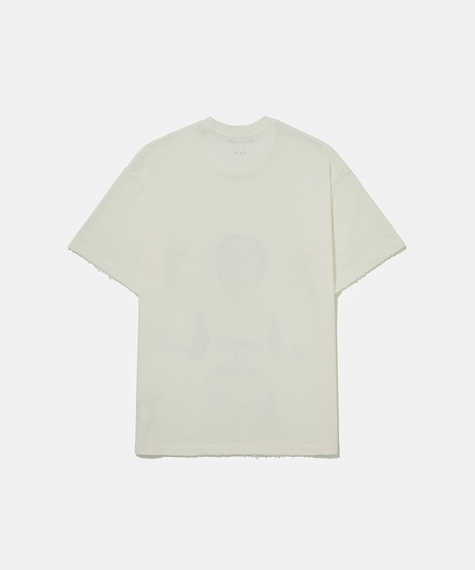 CAMISETA PIET ILLUSTRATED MIL BONE WHITE
