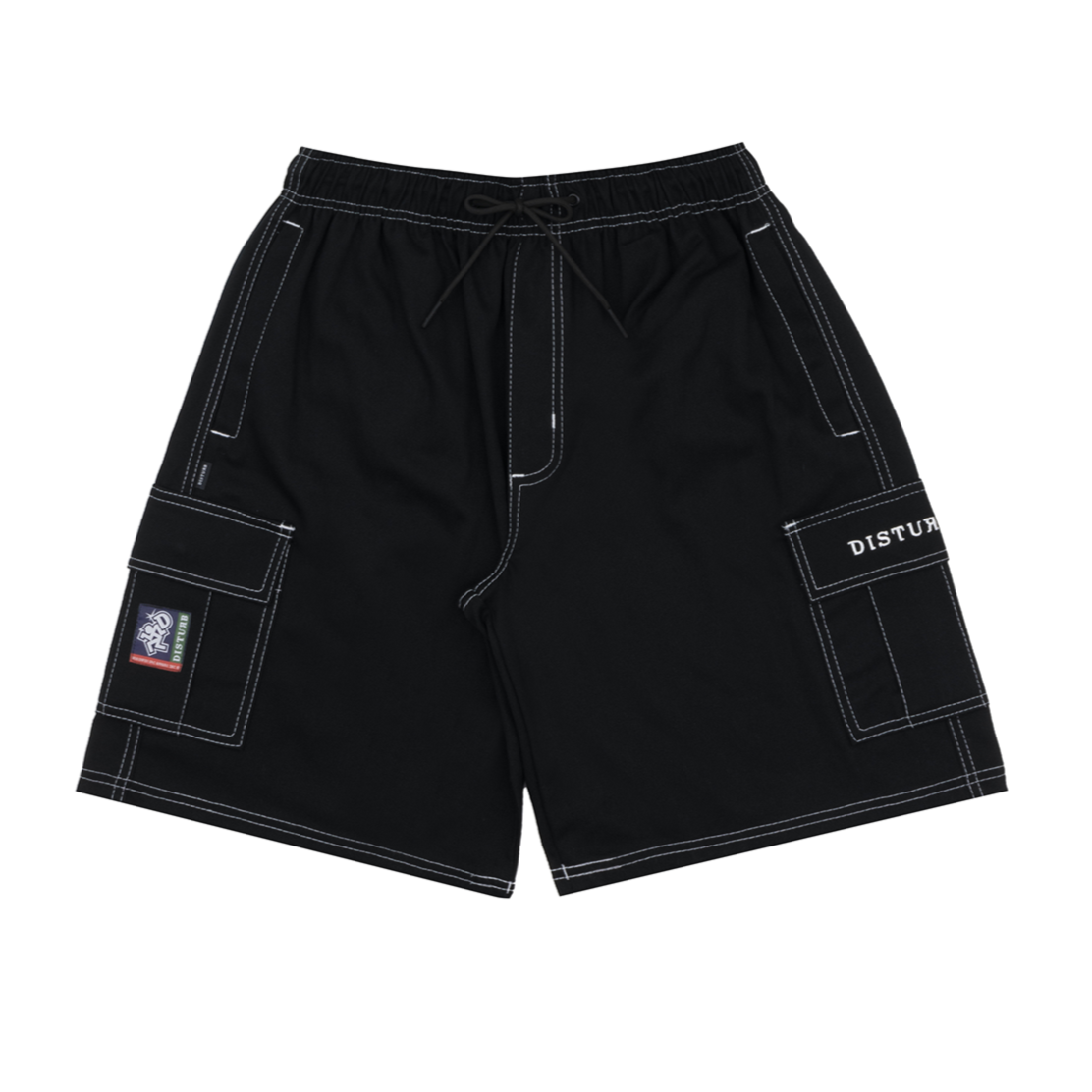 SHORTS DISTURB CARGO FINE LINE BLACK