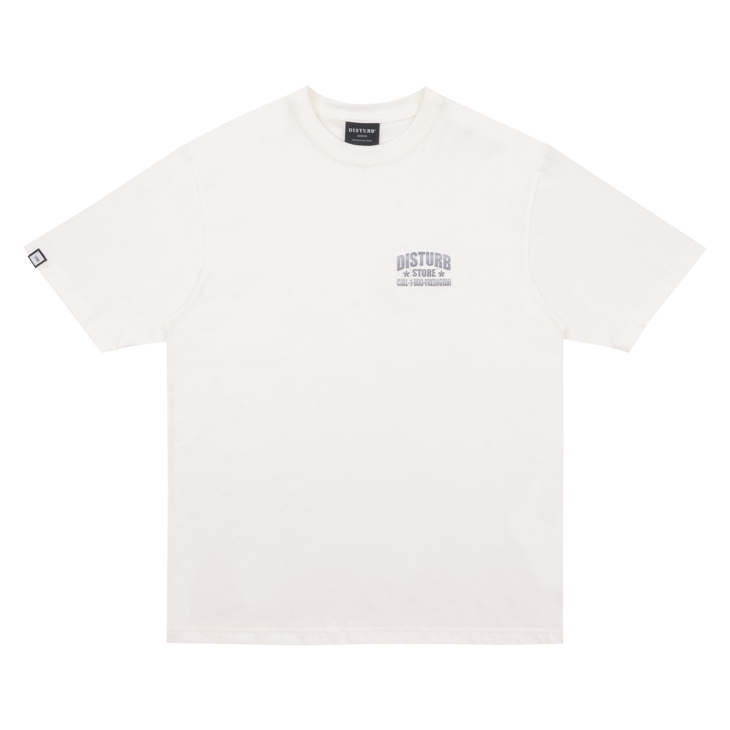 CAMISETA DISTURB FRESH GEAR OFF WHITE