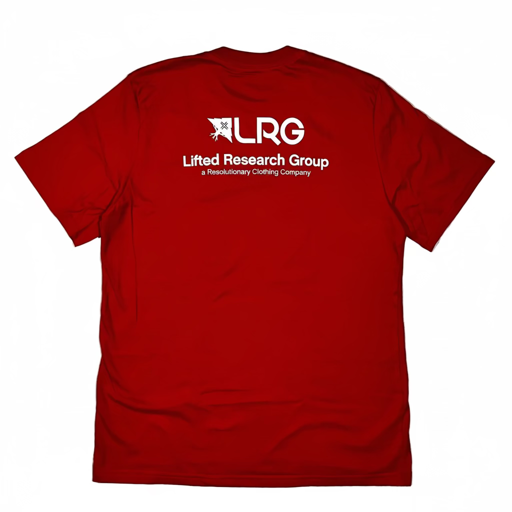 CAMISETA LRG DOUBLE LIFTED TACTICS VERMELHO