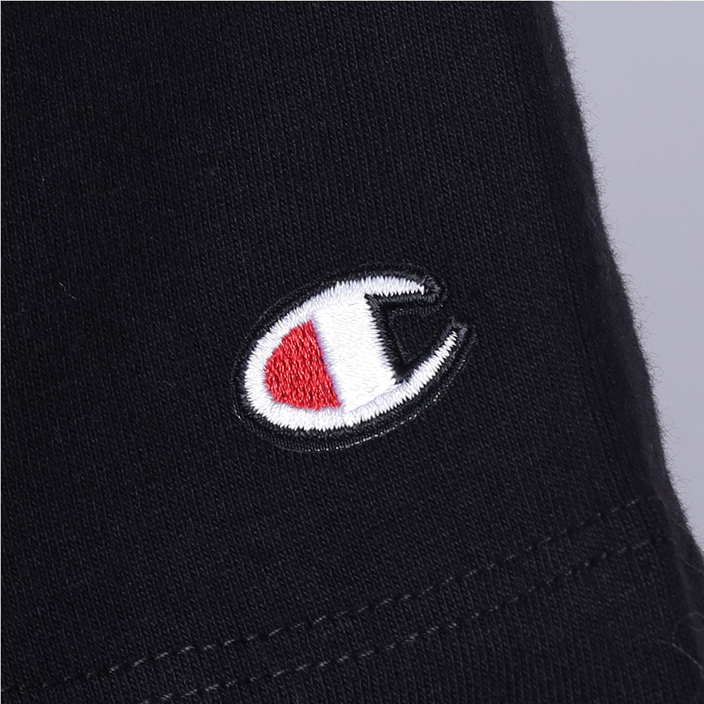 CAMISETA CHAMPION C LOGO BLACK/ BLACK