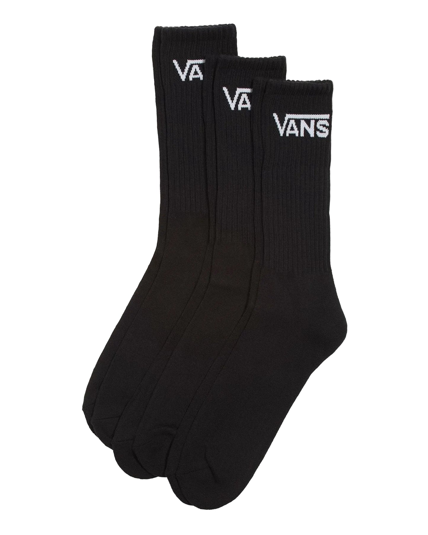 PACK MEIA VANS CLASSIC CREW BLACK