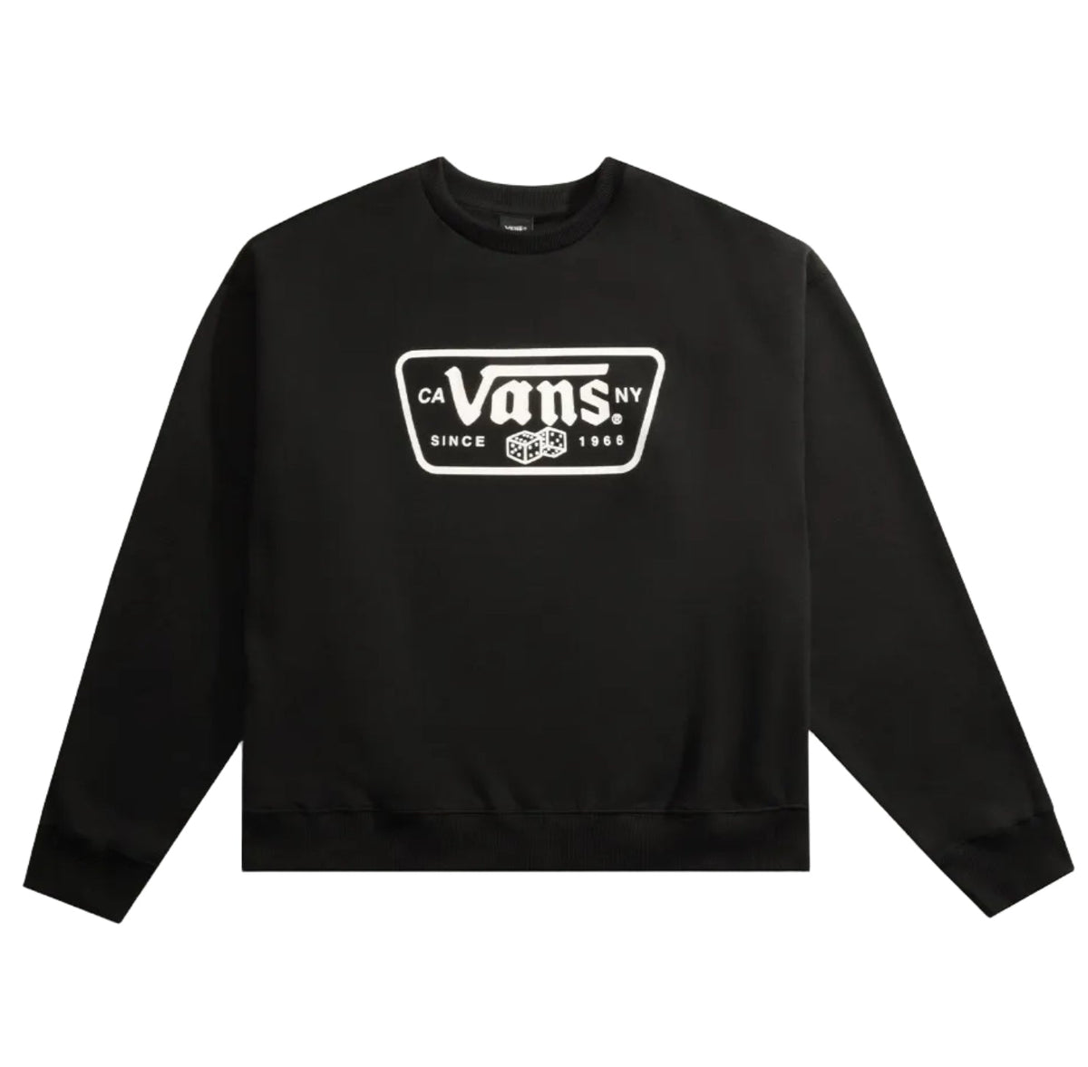 MOLETOM VANS KNU PATCH CREW BLACK