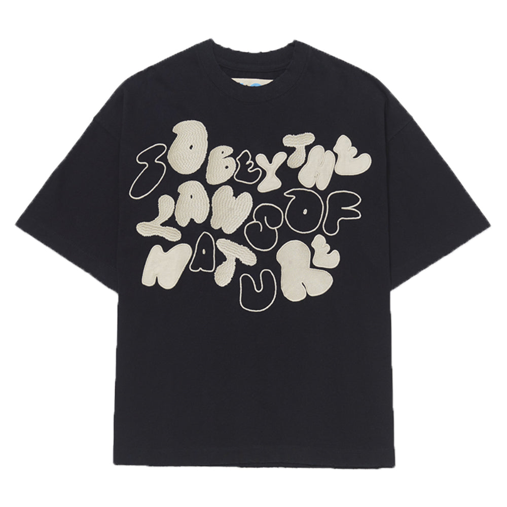 CAMISETA PIET I OBEY EMBROIDERY BLACK