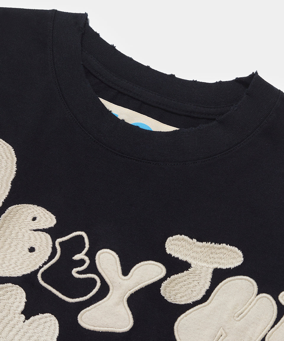 CAMISETA PIET I OBEY EMBROIDERY BLACK
