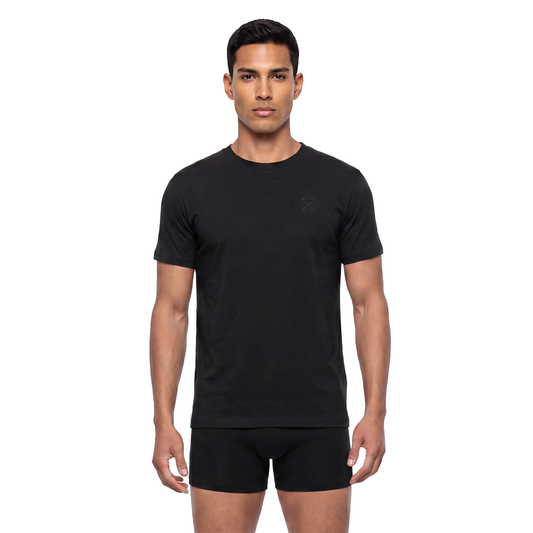 Pack Camiseta Off-White L/AB Clamp Arrows Chest Logo Classic Crew Black - foto 2