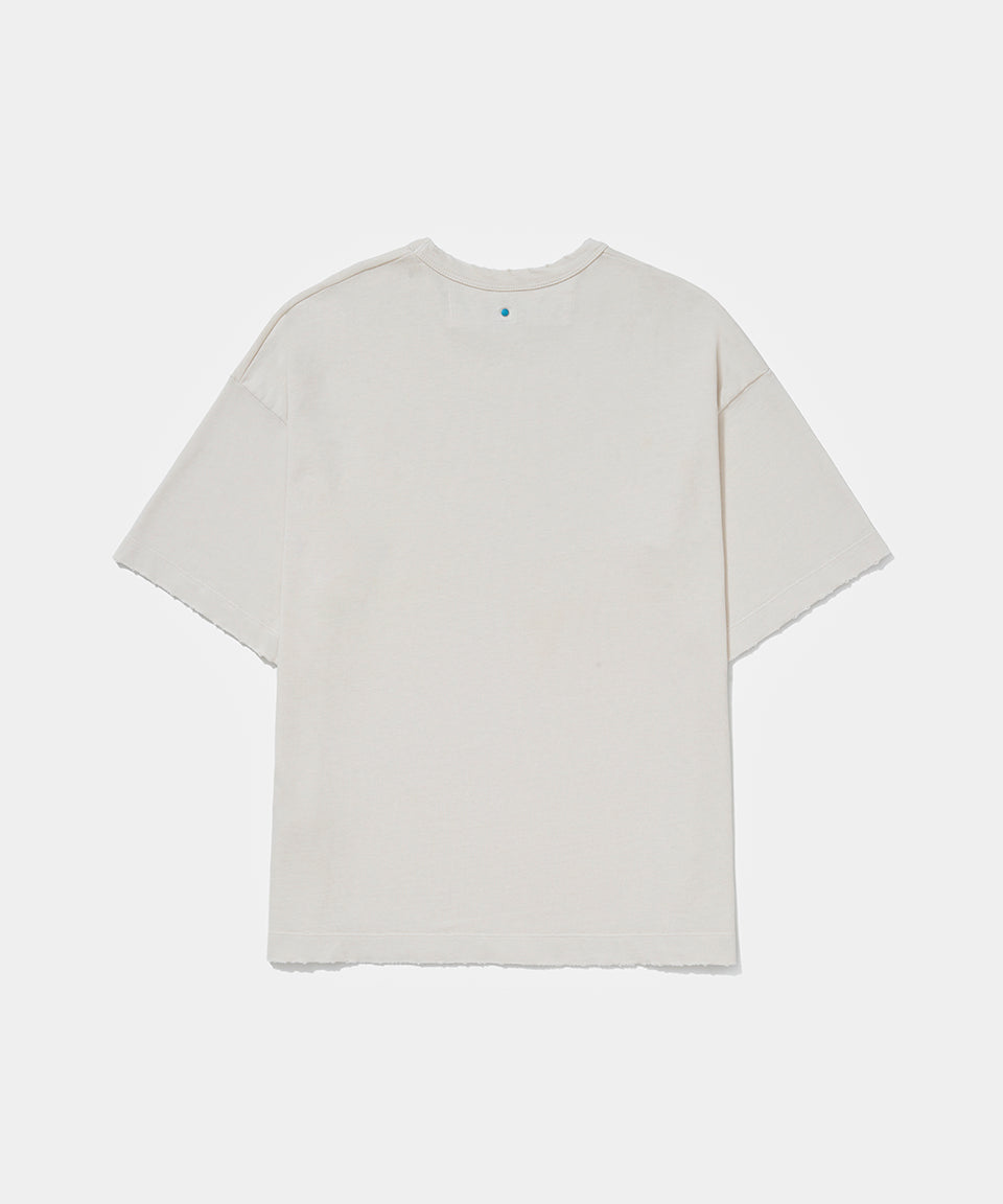 CAMISETA PIET SPLATTER BONE WHITE