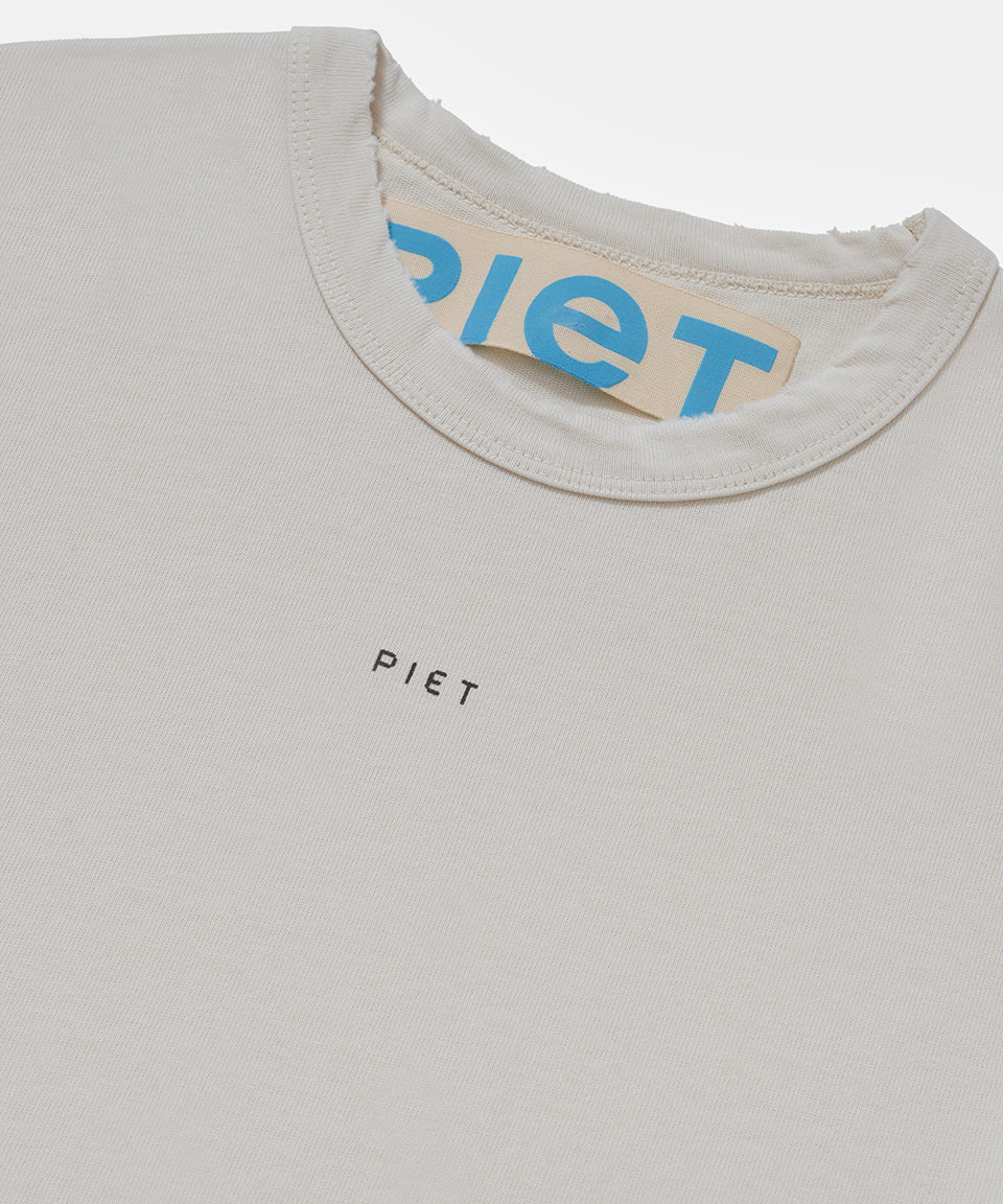 CAMISETA PIET SPLATTER BONE WHITE