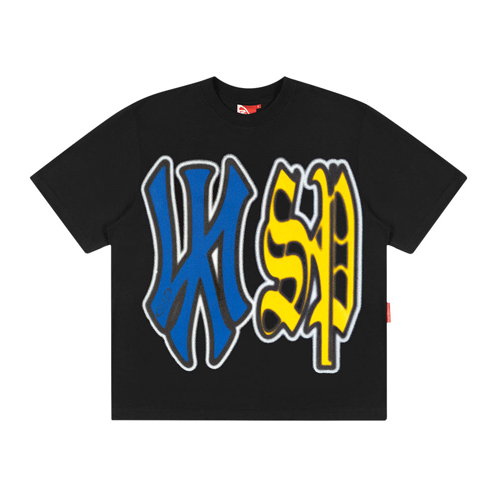 CAMISETA MAD ENLATADOS PIXO RUPESTRE PRETA