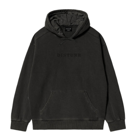 MOLETOM DISTURB DUSTED WASHED BLACK