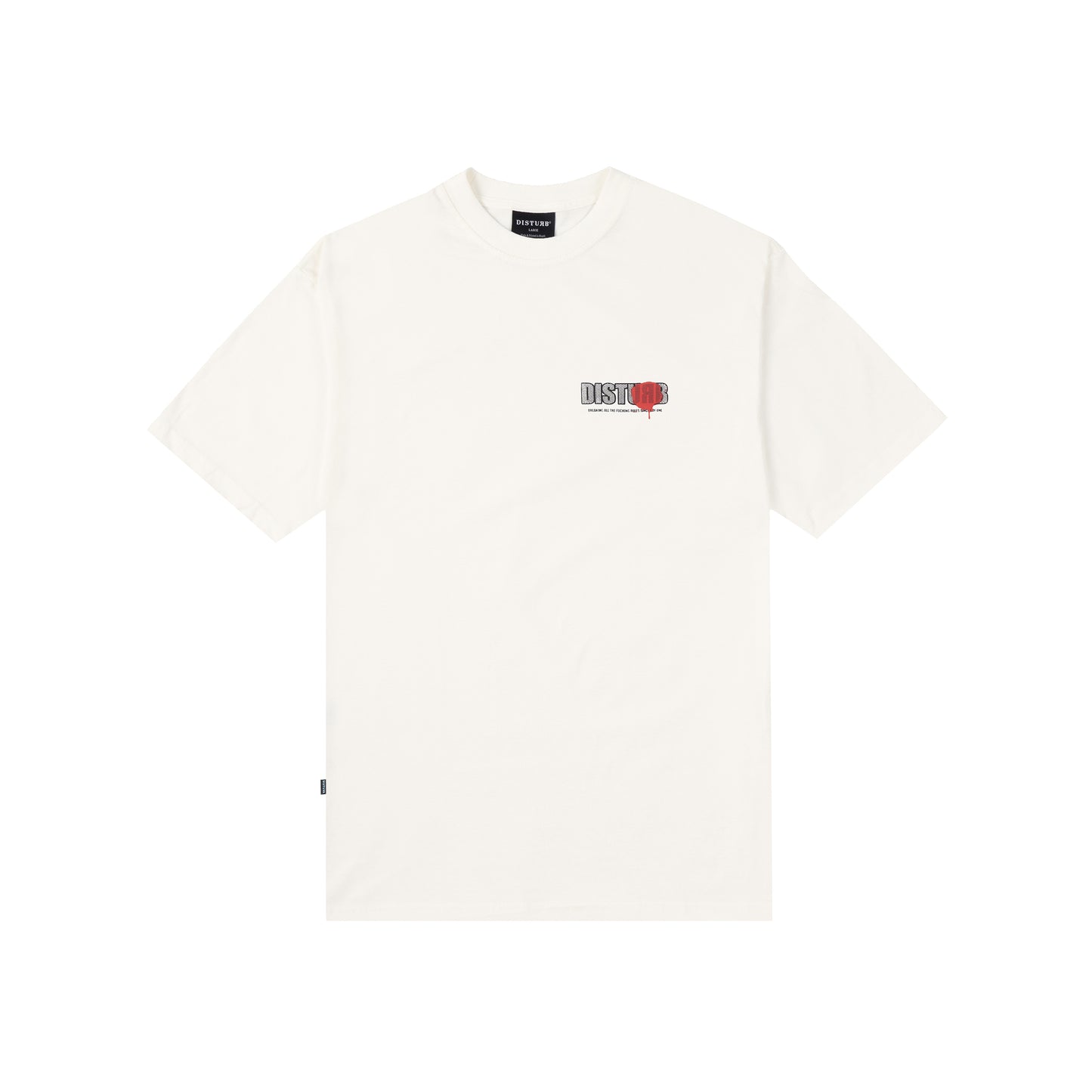 CAMISETA DISTURB PLEASE DO DISTURB OFF WHITE