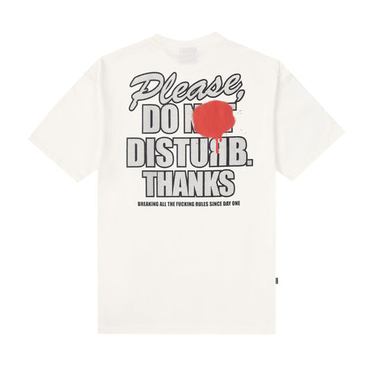 CAMISETA DISTURB PLEASE DO DISTURB OFF WHITE