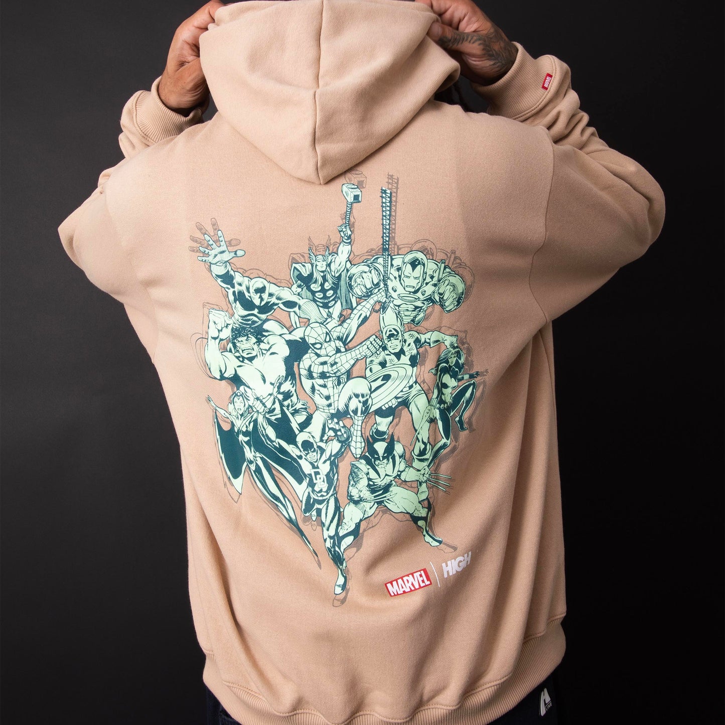 MOLETOM HIGH SQUAD SAND