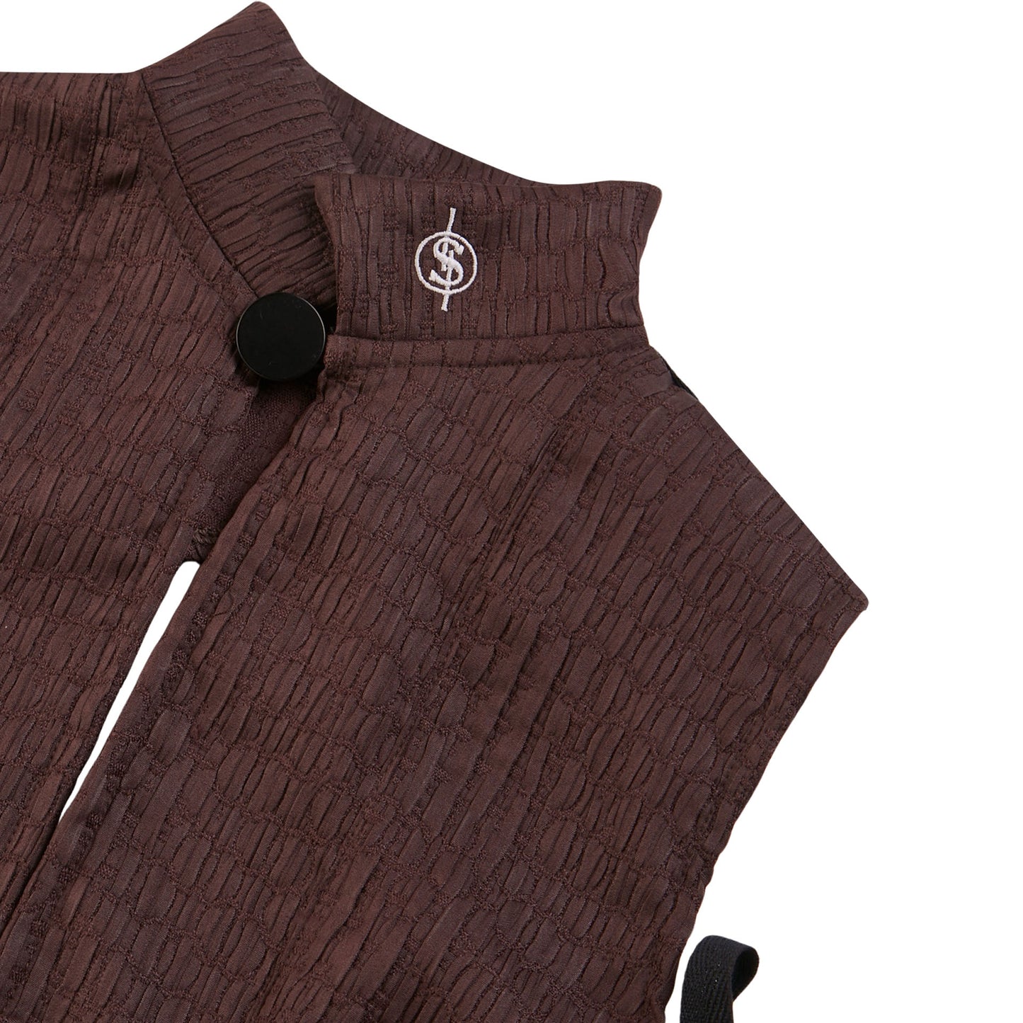 TIED VEST SAYUR RUSTY BROWN