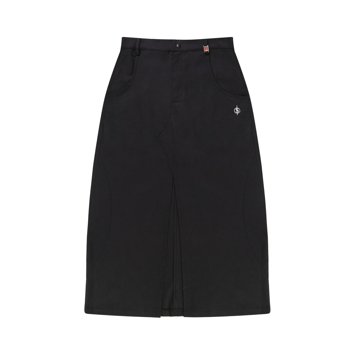 SAIA SAYUR MAXI SKIRT WAVE BLACK