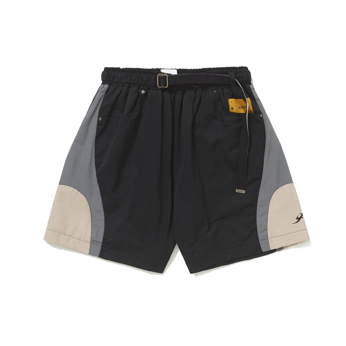 SHORTS BARRA CREW B GARÇA CIRCULAR BEGE