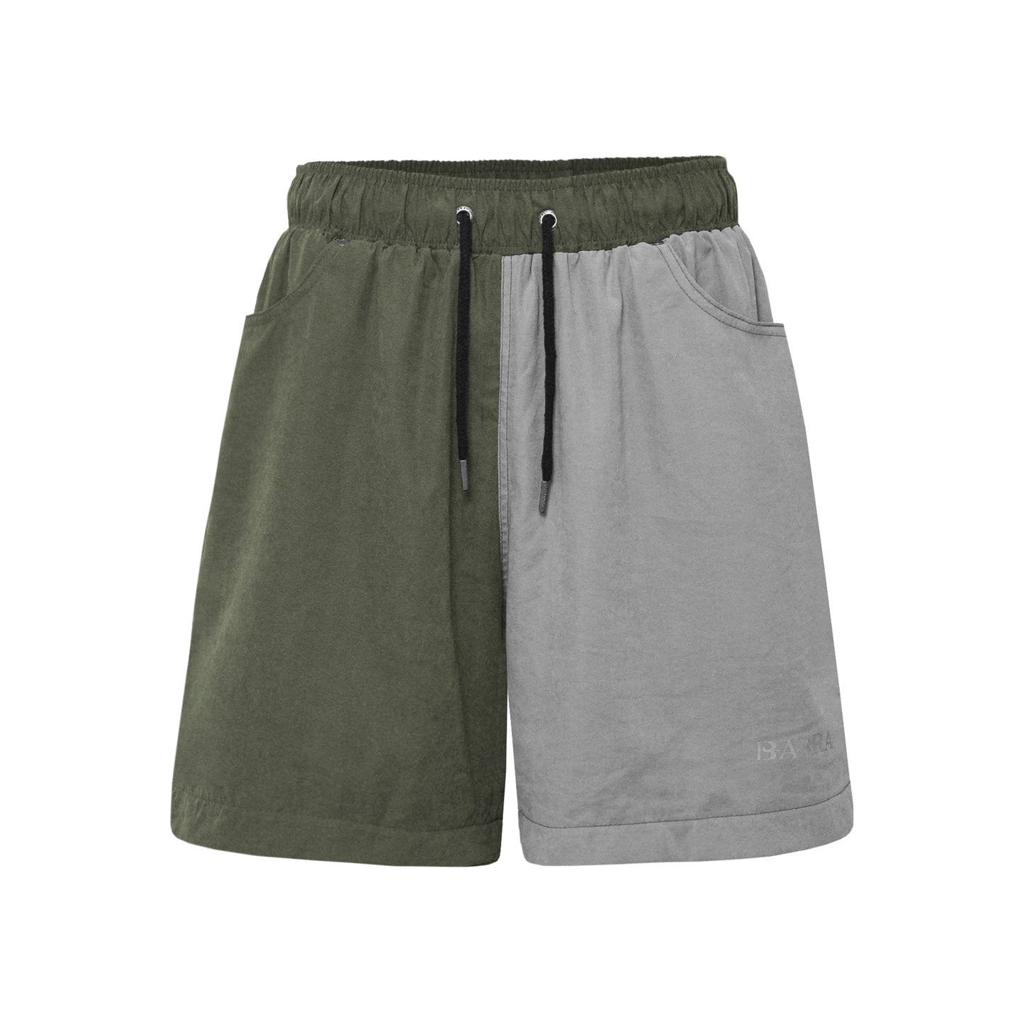 SHORTS BARRA CREW BICOLOR VERDE