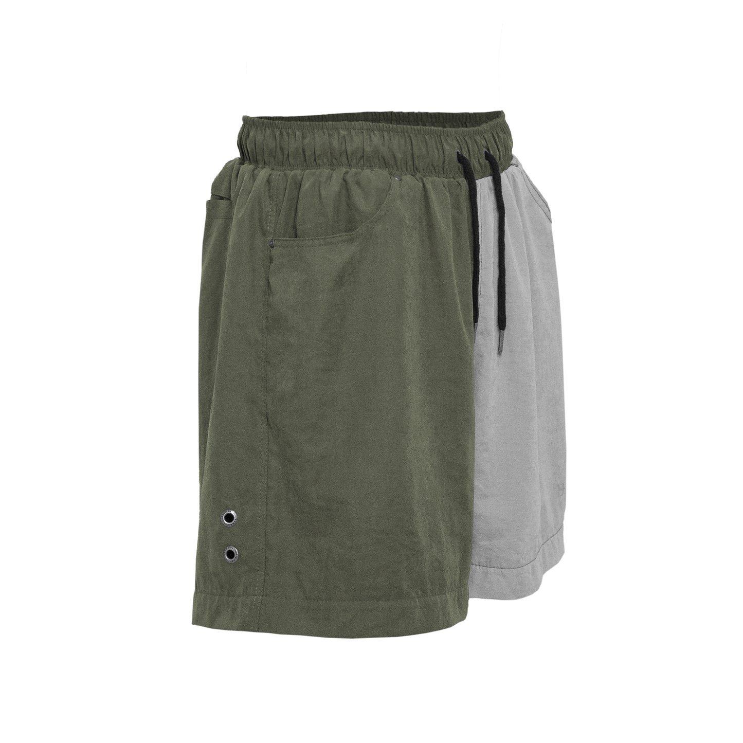 SHORTS BARRA CREW BICOLOR VERDE