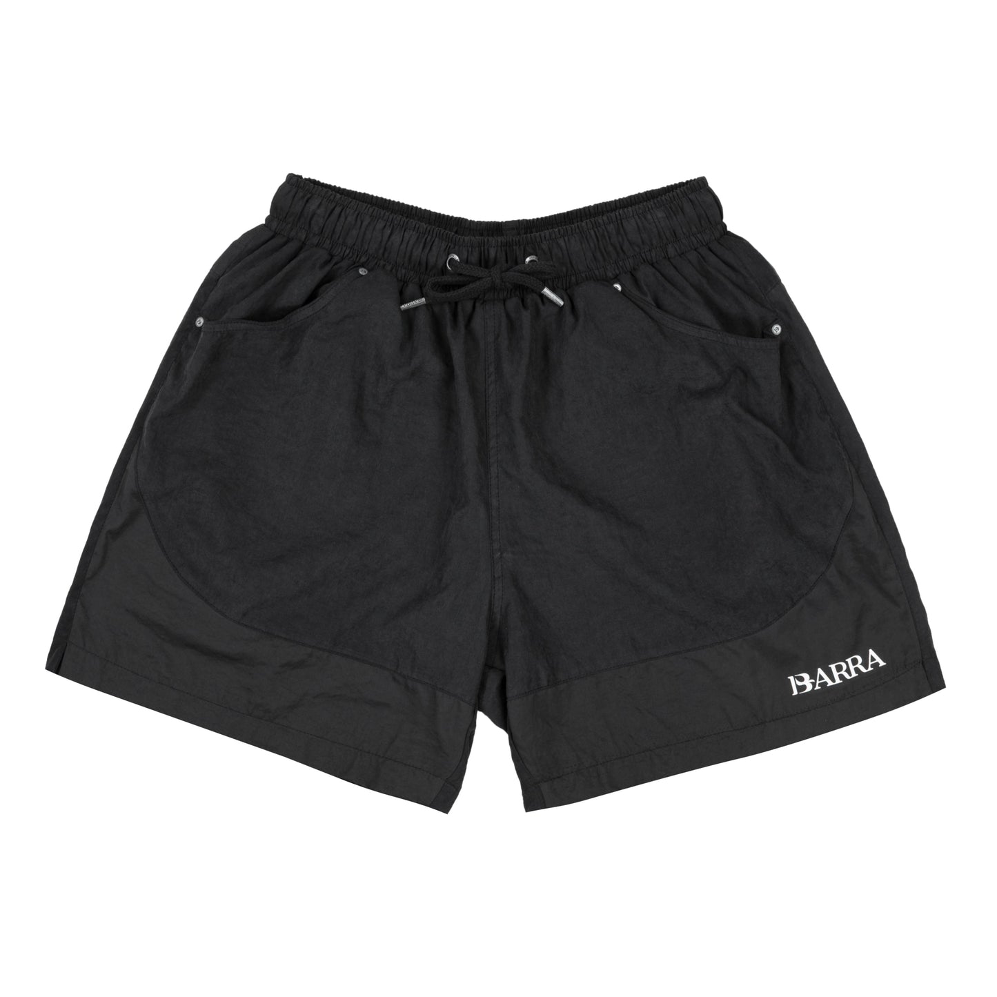 SHORTS BARRA CREW ESPORTIVO LEVE PRETO